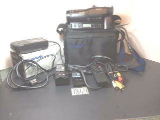 Vintage Sony Handcame Video Cam.  Ccd - Tr - 400 W/case,  Adapter,  Batteries.