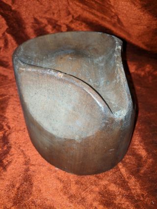 1925 Wood Block Hat Mold Millinery Form