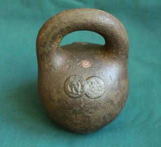 Old Russian Russia Alexander Iii Imperial Cast Iron Scale Weight 10 Pound (4 Kg
