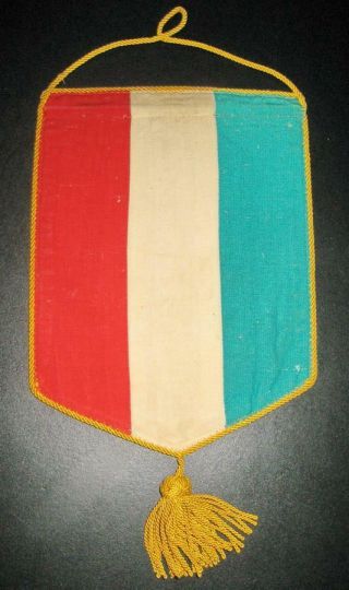 Italy Italia Country Flag Pennant 26x19cm Old