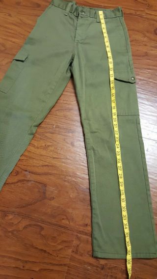 Vintage Official Boy Scout Youth Bsa Pants Size 12 Waist 26