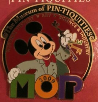 Disney Pin,  Mickey,  The Museum Of Pin - Tiquities Logo,  68503,  Celebration 2009