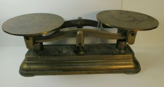Rare Antique Fairbanks Standard Scale Cast Iron Pharmacy Scale Ms2