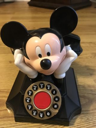 Disney Mickey Mouse Desk Telephone Telemania Landline Mickey Mouse Telephone