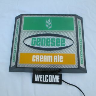 Vintage Genesee Cream Ale Beer Bar Light Sign