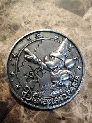 Disney Pin Dlp Disneyland Paris Medallion Series Le 150 Fantasia Sorcerer Mickey
