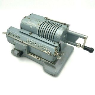 Vintage Adding Machine Feliks M Gray Ussr Arithmometer Rare Collectible