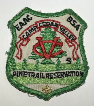 Camp Cedar Valley Arkansas Pine Trail Reservation Patch Mh6