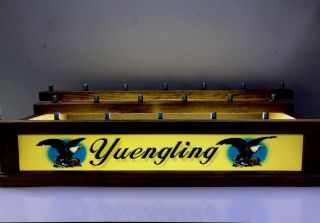 18 Yuengling Beer Tap Handle Display / Lighted Bar Sign Lights Up Your Taps