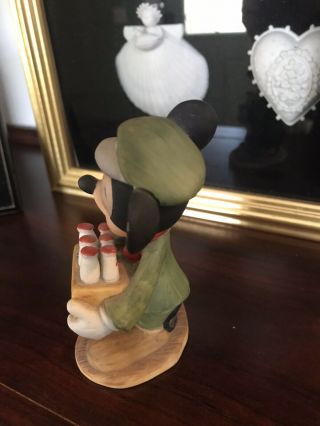 Vintage Disney Mickey Mouse Milk Man With Figaro Porcelain Figurine 2