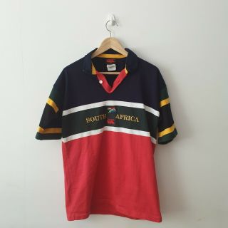 Vintage South Africa Rugby Shirt Size M Canterbury Springboks Jersey Maillot