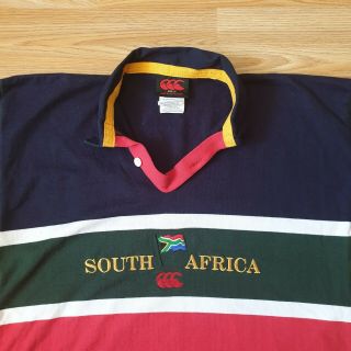 Vintage South Africa Rugby Shirt Size M Canterbury Springboks Jersey Maillot 2