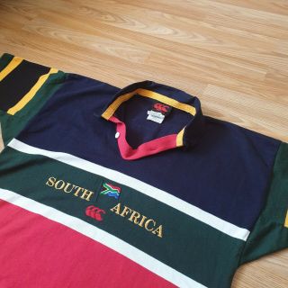 Vintage South Africa Rugby Shirt Size M Canterbury Springboks Jersey Maillot 3