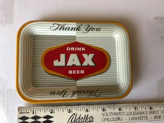 Nos Vintage Jax Beer Tip Tray Orleans Louisiana Advertising