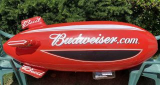 6 Foot Inflatable Budweiser Blimp In Bud One Airship Blow Up Beer