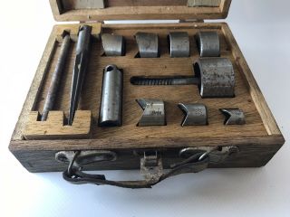 Vintage Shark Chassis Punch Set No 110 - E Sanki Tool Japan Electrican 2