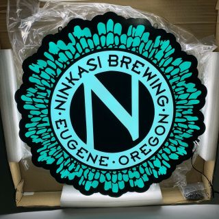 Ninkasi Brewing Led Beer Bar Sign Man Cave Garage Decor Eugene Oregon