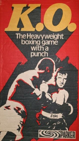 Parker K.  O.  Boxing Game Vintage 70 