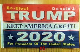 Re - Elect Donald Trump For President 2020 Great Flag Maga $1000 Trump Bill