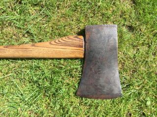 Kelly Champion Single Bit Axe Felling Vintage 30” Handle Made In The Usa