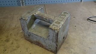 Antique Toledo Cast Iron Scale Weight 50 Pounds Made In Usa