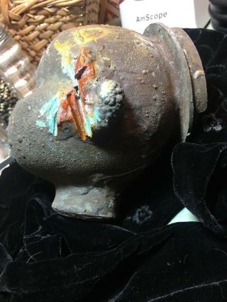 Industrial Factory Copper Doll Head Mold,  Steampunk,  Altered Art 2