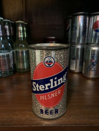 Sterling Pilsner Beer Oi Flat Top Beer Can - Sterling (in) - Usbc 136 - 33