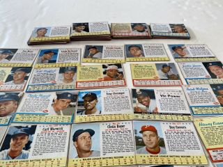 VINTAGE 1961 - ' 62 POST CEREAL BASEBALL CARDS MCCOVEY BANKS 87 CARDS 2