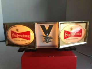Vintage Budweiser Light Up Sign - Underwriters Laboratories Inc ( )