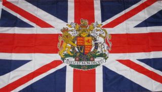 3x5ft Uk Crest Great Britain United Kingdom Flag Better Quality Usa Seller