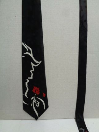 Disney Beauty And & The Beast Necktie Mens 1990s Broadway Play