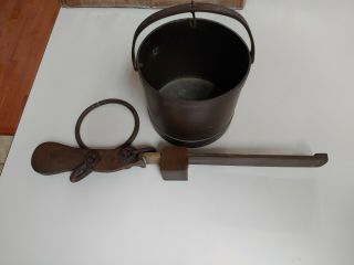 Vintage Buffalo Scale Co Scales With Bucket