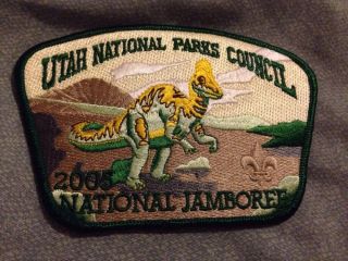 2005 Jsp Utah National Parks Council Dinosaur Green Border