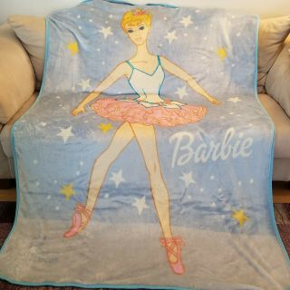 San Marcos Blanket Girls - Barbie Ballerina Vintage 2000 Size 60 " X 86 "
