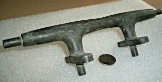 Rare Nautical Foundry Lead Casting Mold For Boat - Dock,  Cleat - Chock,  7 1/2 " Long