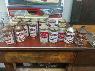Old Butte " Special " Cone Top Beer Can 16 Total