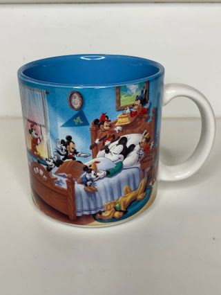 Vintage Disney Mickey Mouse Japan Through The Years Coffee Cup Mug 12oz Retired