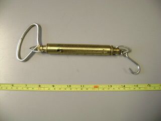 Chatillon Model In - 10 Brass Fishing Scale