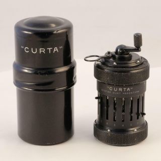 Early Curta Type 1 Mechanical Calculator / Adding Machine.  S/n 5028