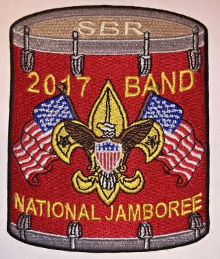 Jamboree Band Staff Red Drum Patch 2017 National Boy Scout Jamboree