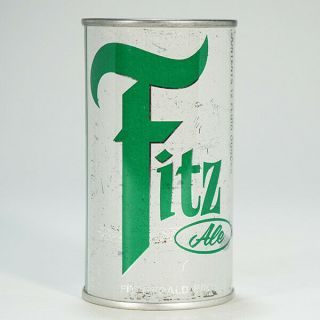 Fitz Ale Flat Top Beer Can Fitzgerald Bros Brewing Willimansett Ma 64 - 12