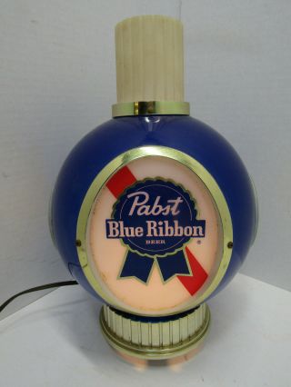 B Old Pabst Blue Ribbon Beer Bar Light Mancave Bar Ware Advertising