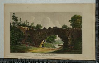 1792 - Coloured Aquatint Of The Great Arch At Park Place,  Henley,  Oxon