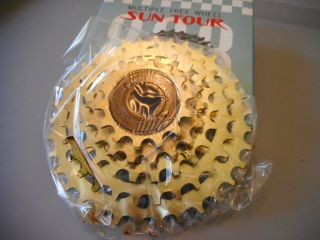 Suntour 888 Gold Pro Compe Freewheel 1/2 By 3/32 " 5 Speed 14 - 34 5s/14.  18.  22.  28.  34