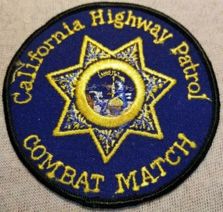 Ca California Highway Patrol Combat Match Patch (4in)