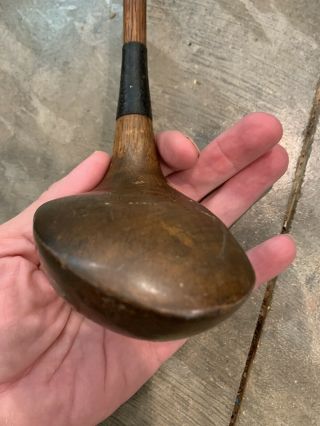 Rare Antique Vintage Golf Club Wood Shaft Collectors