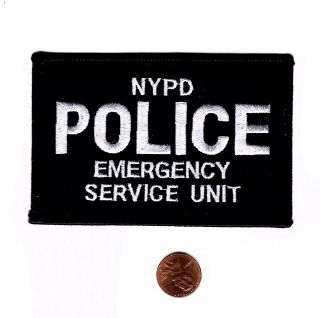 Police Patch Nypd York City Emergency Service Unit