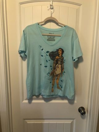 Walt Disney Pocahontas V - Neck Shirt Women’s Size Xl