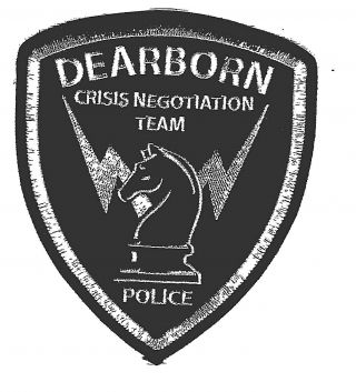 Police Patch City Of Dearborn Michigan Crisis Negotiation Team
