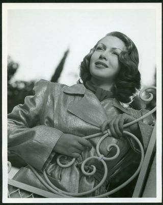 Lana Turner Vtg 1941 Mgm Dbwt Key Set Print Portrait Photo By Carpenter